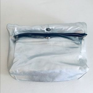 TOPSHOP metallic clutch rollup.